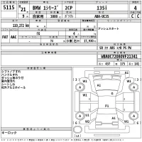 BMW 1-Series лот № 5115 оценка 4  с аукциона в Японии 2