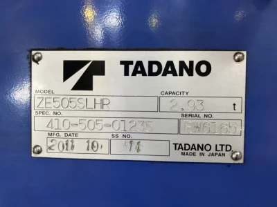 TADANO CRANE