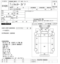 Mitsubishi CANTER лот № 1426 оценка R  с аукциона в Японии 10