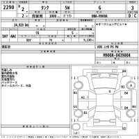 Toyota TANK лот № 2290 оценка 3  с аукциона в Японии 2