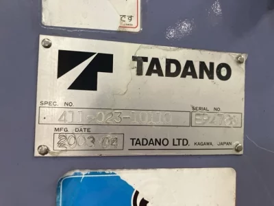 TADANO CRANE