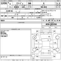 Mitsubishi MIRAGE лот № 12496 оценка 3.5  с аукциона в Японии 2