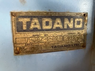 TADANO CRANE