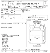 Isuzu ELF лот № 1510 оценка 3  с аукциона в Японии 10