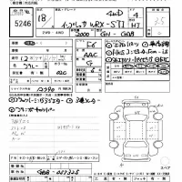 Subaru IMPREZA лот № 5246 оценка 3.5  с аукциона в Японии 8