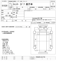Mitsubishi CANTER лот № 1529 оценка 3  с аукциона в Японии 10