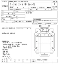 Isuzu ELF лот № 1533 оценка 3  с аукциона в Японии 10