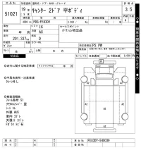 Mitsubishi CANTER лот № 51021 оценка 3.5  с аукциона в Японии 10