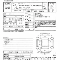 Nissan CARAVAN VAN лот № 2268 оценка 3.5  с аукциона в Японии 8