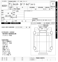 Mitsubishi CANTER лот № 82221 оценка 0  с аукциона в Японии 6