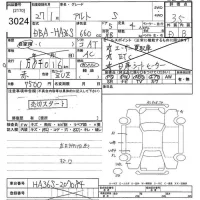Suzuki ALTO лот № 3024 оценка 3.5  с аукциона в Японии 10