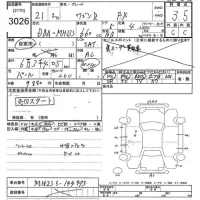 Suzuki WAGON R лот № 3026 оценка 3.5  с аукциона в Японии 10