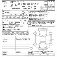 Mazda CX-5 лот № 21 оценка 3.5  с аукциона в Японии 10