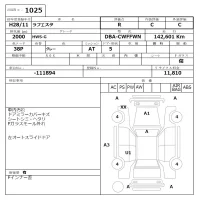 Nissan LAFESTA лот № 1025 оценка R  с аукциона в Японии 6
