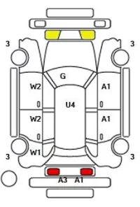 Audi Q3 лот № 33501 оценка 3.5  с аукциона в Японии 11