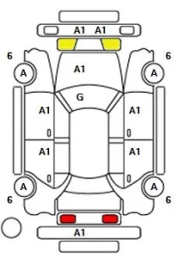 Audi A3 лот № 36002 оценка 4.5  с аукциона в Японии 11
