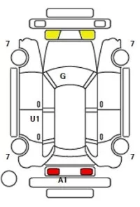 Audi A4 лот № 36005 оценка 4.5  с аукциона в Японии 11