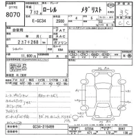 Nissan LAUREL лот № 8070 оценка 3.5  с аукциона в Японии 9