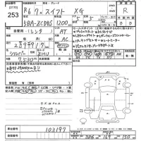 Suzuki SWIFT лот № 253 оценка R  с аукциона в Японии 10