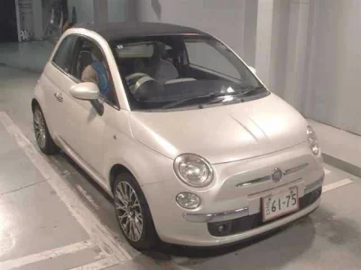 Fiat 500C  с аукциона в Японии