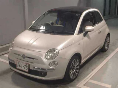 Fiat 500C  с аукциона в Японии