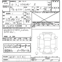 Nissan X-TRAIL лот № 5001 оценка   с аукциона в Японии 10