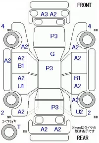 Honda INSPIRE лот № 19144 оценка 3  с аукциона в Японии 5