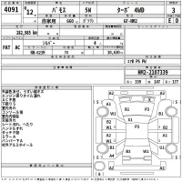 Honda VAMOS лот № 4091 оценка 3  с аукциона в Японии 1