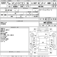 Subaru LEGACY лот № 4207 оценка 3.5  с аукциона в Японии 2