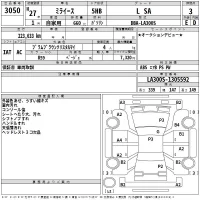 Daihatsu MIRA E S лот № 3050 оценка 3  с аукциона в Японии 2
