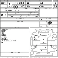 Toyota TOWN ACE TRUCK лот № 62049 оценка R  с аукциона в Японии 2