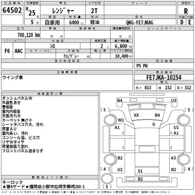 Hino RANGER  с аукциона в Японии
