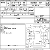 Toyota LAND CRUISER PRADO лот № 6001 оценка 3.5  с аукциона в Японии 2
