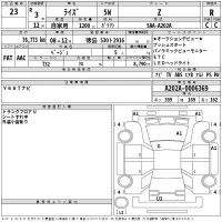 Toyota RAIZE лот № 23 оценка R  с аукциона в Японии 2