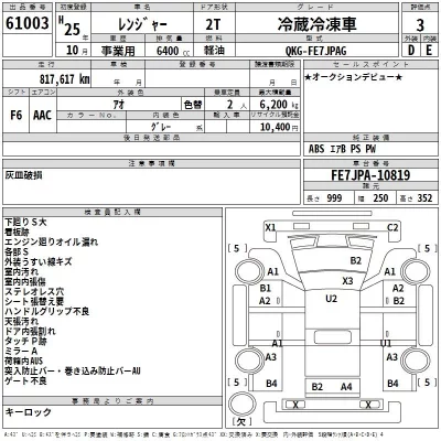 Hino RANGER  с аукциона в Японии