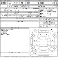 Audi A1 лот № 38138 оценка 3.5  с аукциона в Японии 11