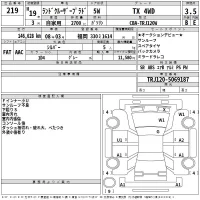 Toyota LAND CRUISER PRADO лот № 219 оценка 3.5  с аукциона в Японии 2