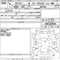 Mitsubishi OUTLANDER лот № 9046 оценка 3  с аукциона в Японии 2