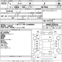 Toyota ROOMY лот № 6132 оценка RA  с аукциона в Японии 2