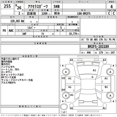 Mazda AXELA  с аукциона в Японии