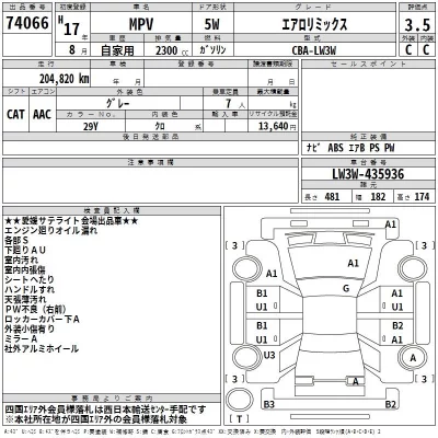 Mazda MPV  с аукциона в Японии