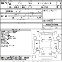 Toyota PASSO лот № 74075 оценка 3.5  с аукциона в Японии 2