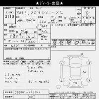Suzuki JIMNY лот № 3110 оценка R  с аукциона в Японии 10