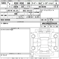 BMW MINI лот № 5001 оценка 6  с аукциона в Японии 2