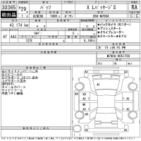 Toyota PASSO лот № 30365 оценка RA  с аукциона в Японии 11