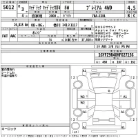 GM CADILLAC XT4 лот № 5012 оценка 4.5  с аукциона в Японии 2