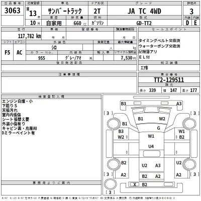 Subaru SAMBAR  с аукциона в Японии