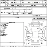 Volkswagen TIGUAN лот № 5050 оценка 3.5  с аукциона в Японии 2