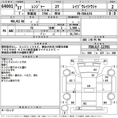 Hino RANGER  с аукциона в Японии