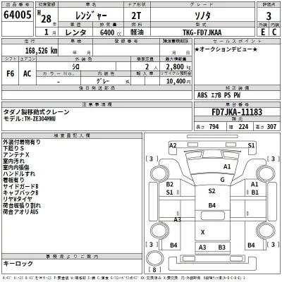 Hino RANGER  с аукциона в Японии